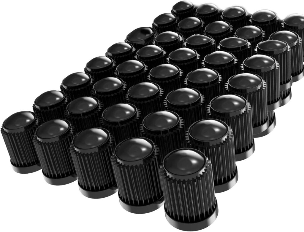 40 PCS Tire Valve Stem Caps, Bicycle Car Stem Cap SUV Stem Covers Trucks Motorcycle Tire Cap Bikes Airtight Seal Tire Cap Cover