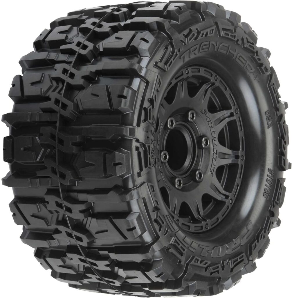 Pro-Line Racing Trencher HP 2.8 BELTED Tires MTD Raid 6x30 WhlsF/R PRO1016810