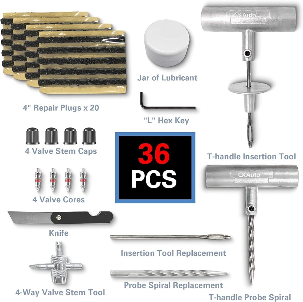 CKAuto Universal Tire Repair Kit Review Tier Expert