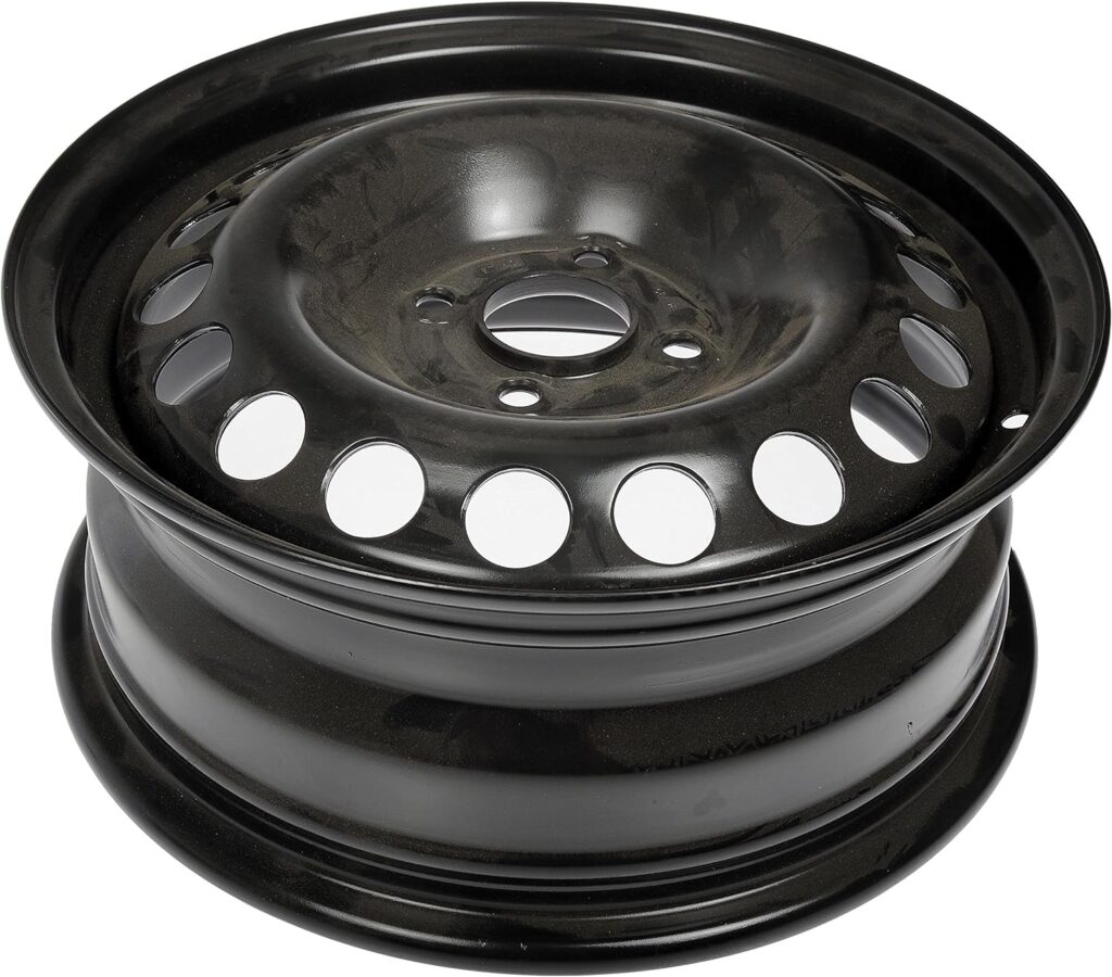 Dorman 939-100 15 x 6 In. Steel Wheel Compatible with Select Chevrolet / Pontiac Models, Black, Medium