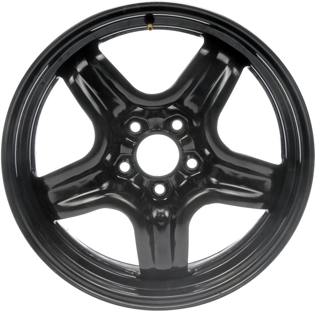 Dorman 939-101 17 x 7 In. Steel Wheel Compatible with Select Chevrolet / Pontiac / Saturn Models, Black