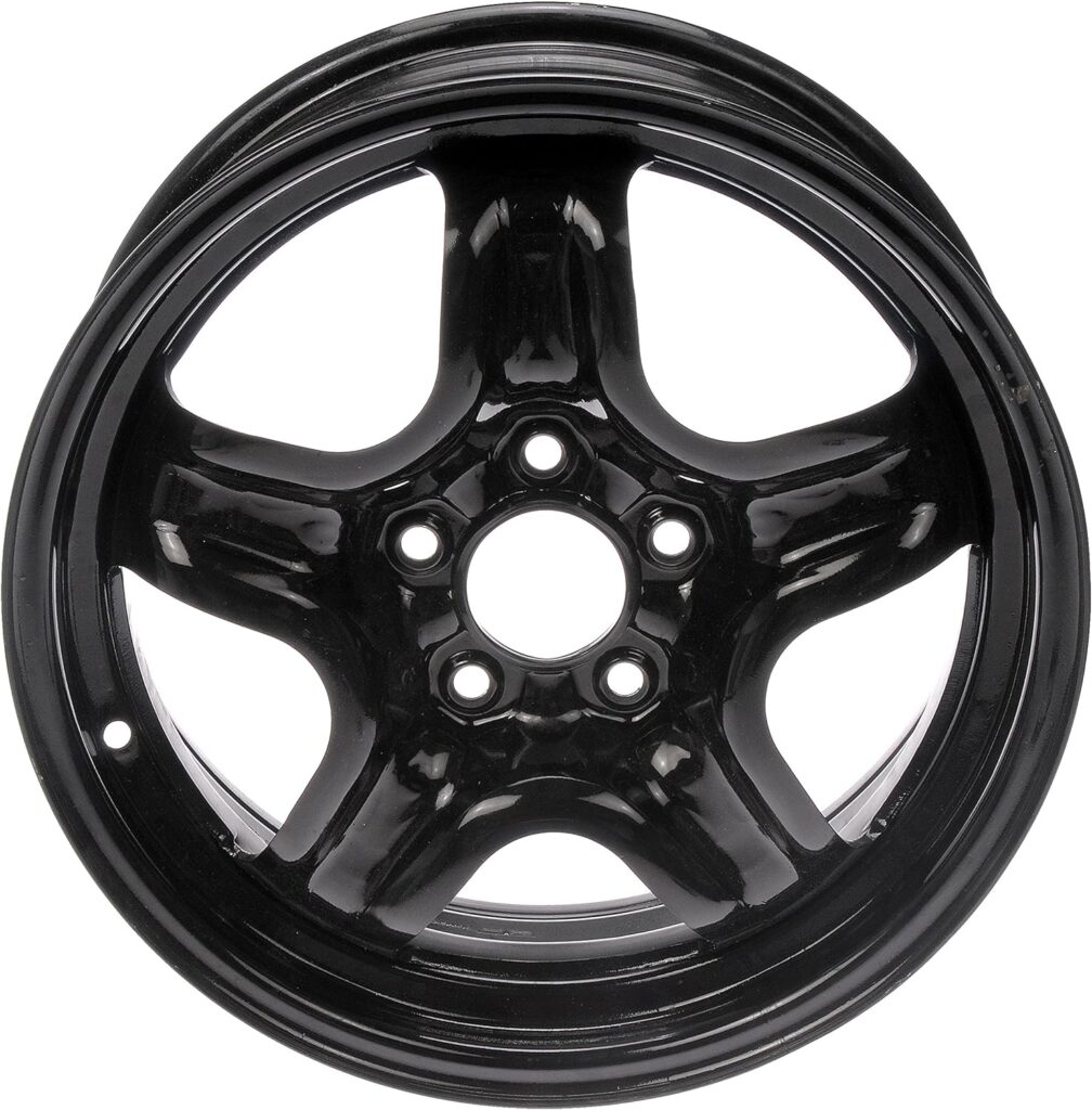 Dorman 939-101 17 x 7 In. Steel Wheel Compatible with Select Chevrolet / Pontiac / Saturn Models, Black