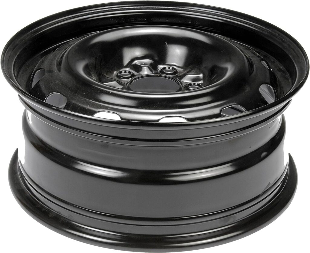 Dorman 939-107 16 x 6.5 In. Steel Wheel Compatible with Select Chrysler / Dodge Models, Black