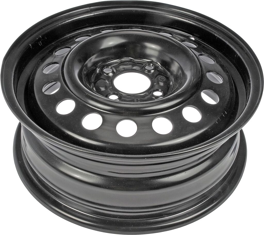 Dorman 939-113 15 x 5.5 In. Steel Wheel Compatible with Select Toyota Models, Black