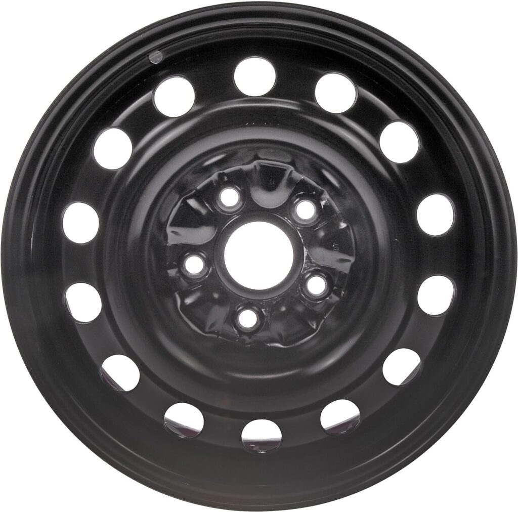 Dorman 939-121 16 x 6.5 In. Steel Wheel Compatible with Select Toyota Models, Black