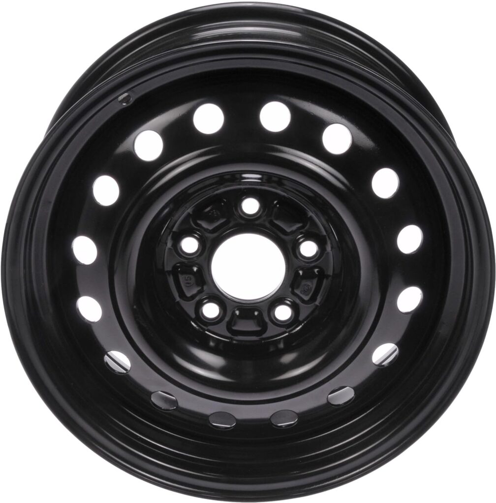Dorman 939-122 16 x 6.5 In. Steel Wheel Compatible with Select Chrysler / Dodge Models, Black