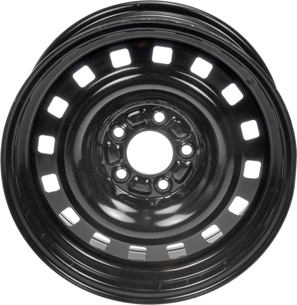 Dorman 939-131 16 x 7 In. Steel Wheel Compatible with Select Ford / Lincoln / Mercury Models, Black
