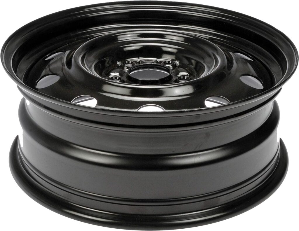Dorman 939-157 17 X 6.5 In. Steel Wheel Compatible with Select Chrysler / Dodge Models, Black