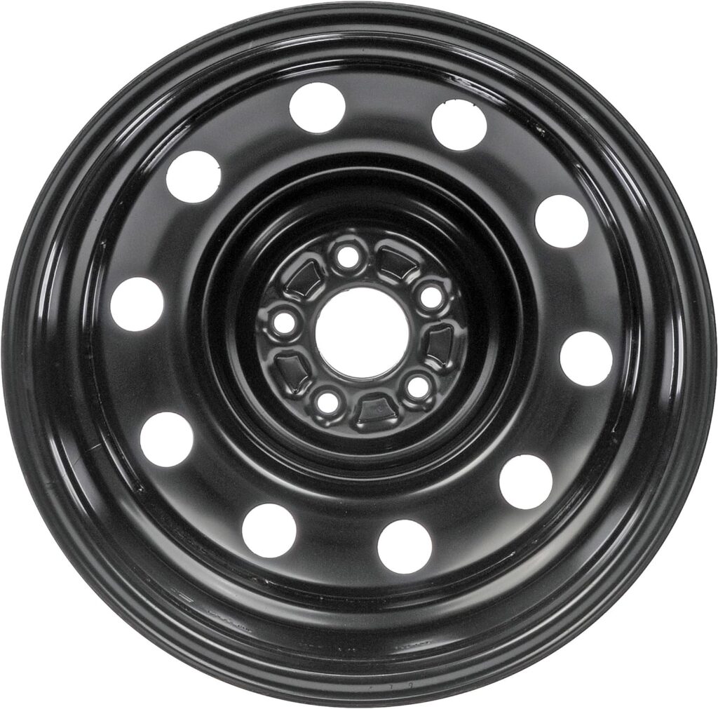 Dorman 939-157 17 X 6.5 In. Steel Wheel Compatible with Select Chrysler / Dodge Models, Black