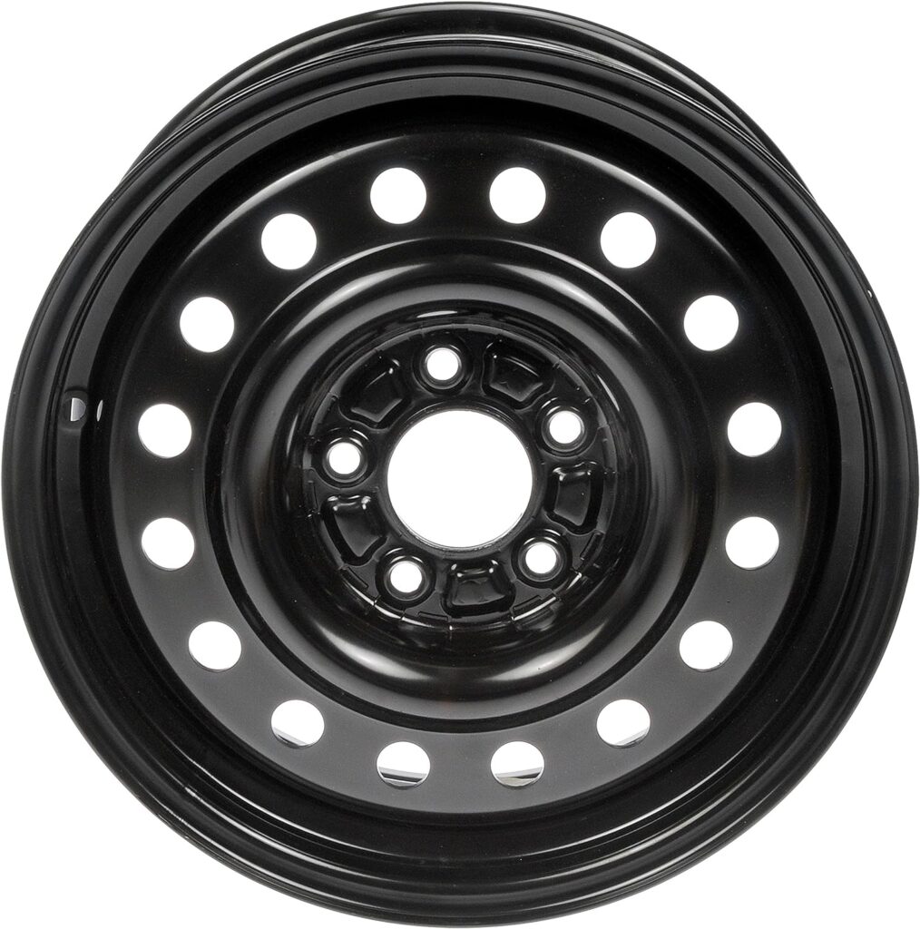 Dorman 939-184 16 x 6.5 In. Steel Wheel Compatible with Select Models, Black