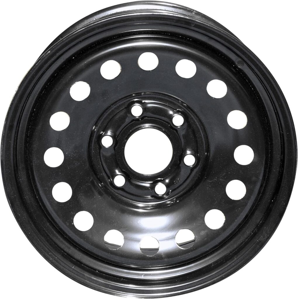 Dorman 939-186 17 x 7.5 In. Steel Wheel Compatible with Select Cadillac / Chevrolet / GMC Models, Black