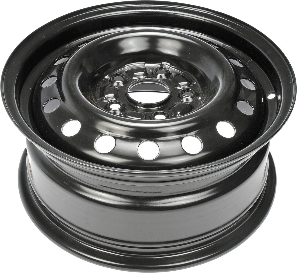 Dorman 939-194 Steel Wheel (15x6.5in.) for Select Toyota Models, Black