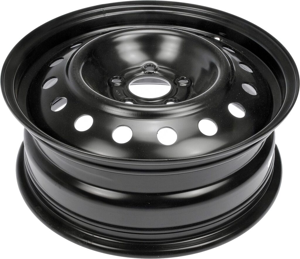 Dorman 939-199 16 X 6 In. Steel Wheel Compatible with Select Ford / Mercury Models, Black