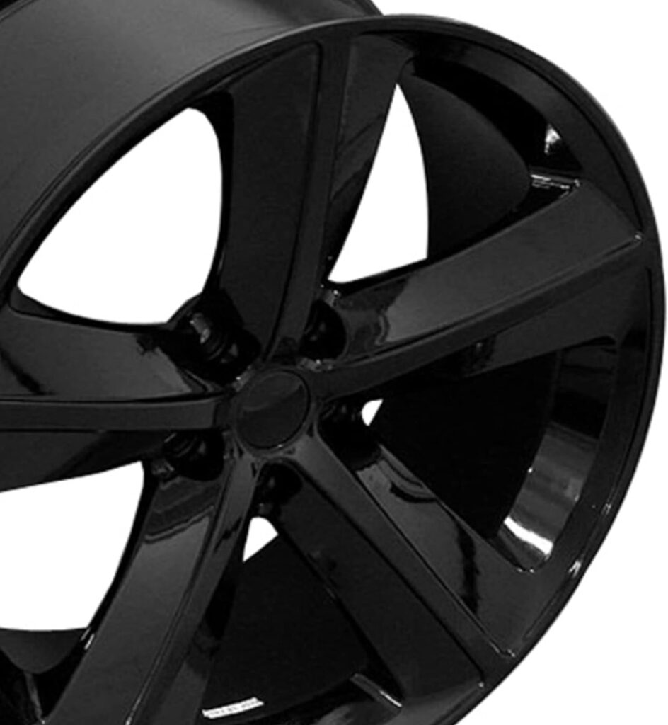 OE Wheels LLC 20 inch Rim Fits Dodge Challenger SRT Wheel DG05 20x9 Black Wheel Hollander 2357
