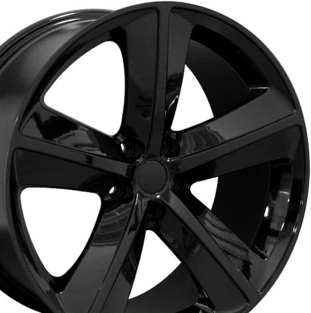 OE Wheels LLC 20 inch Rim Fits Dodge Challenger SRT Wheel DG05 20x9 Black Wheel Hollander 2357