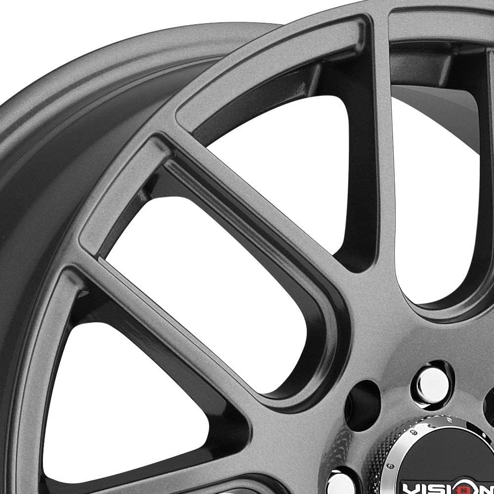 Vision 426 Cross Gunmetal Wheel with Painted Finish (17x7.5/5x100mm)