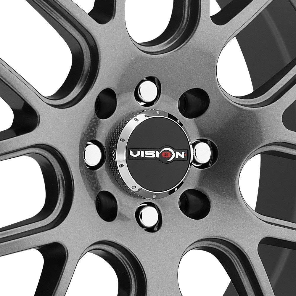 Vision 426 Cross Gunmetal Wheel with Painted Finish (17x7.5/5x100mm)