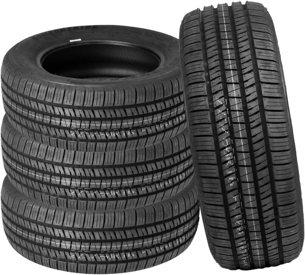 set of 4 (Four) SURETRAC COMFORTRIDE 225/65R17 Tires SL BSW 102H (QTY:4)